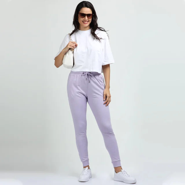 Women’s 100% Cotton Joggers – Multiple Colors