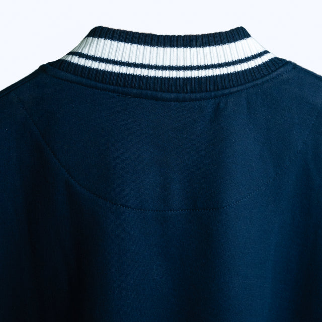 Unisex Varsity Jacket - UJ31 Navy Blue, 100% Cotton, 300 GSM